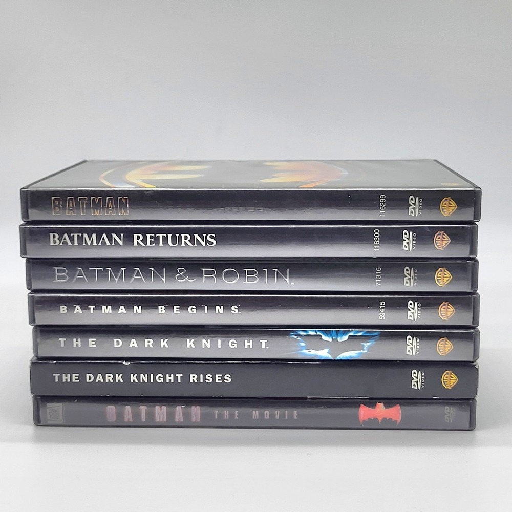 Batman DVD Lot Dark Knight Trilogy Batman Returns Batman 1989 7 Movies - Picture 3 of 10